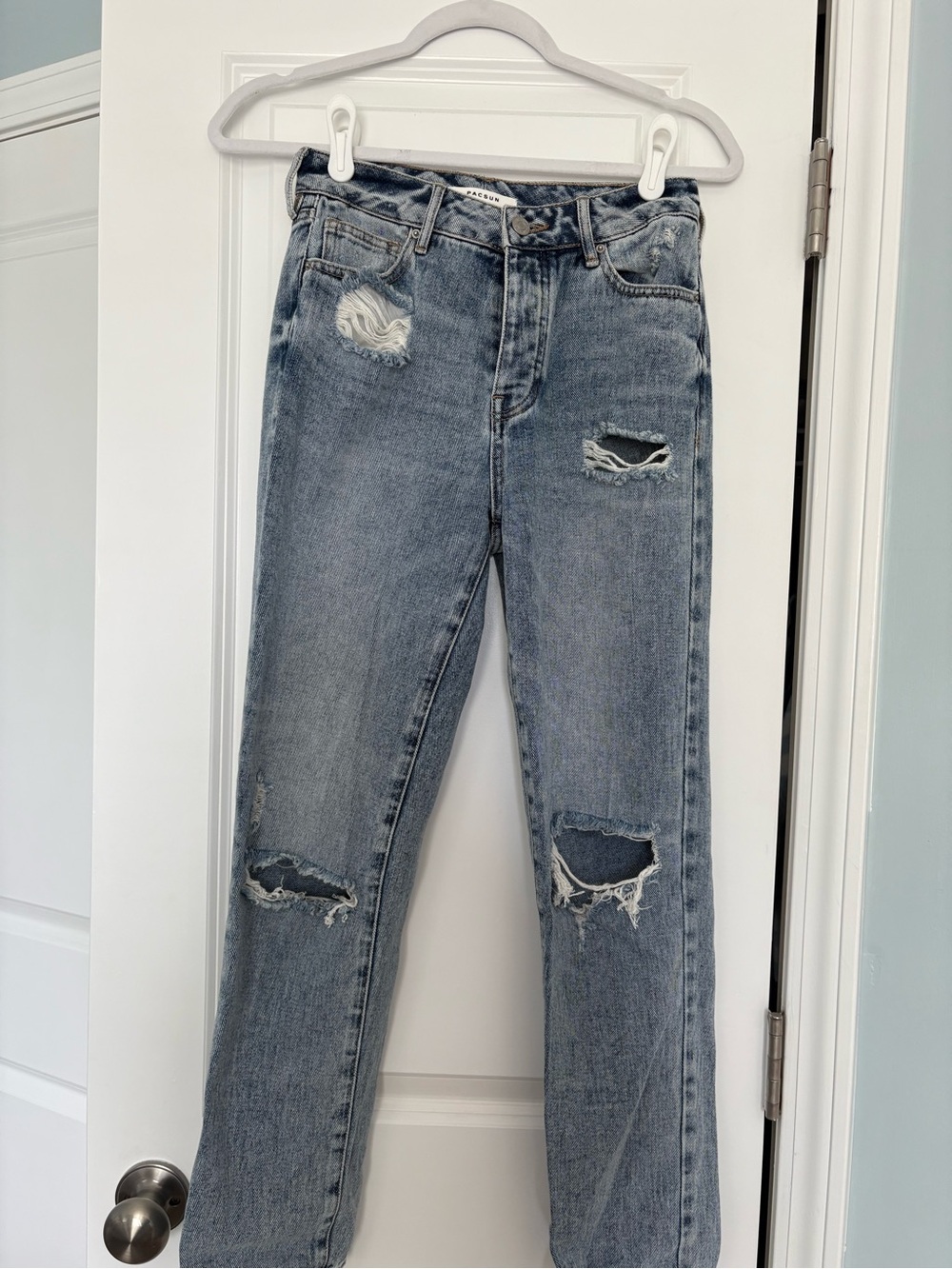 PacSun Women's Light Blue Mom Jeans